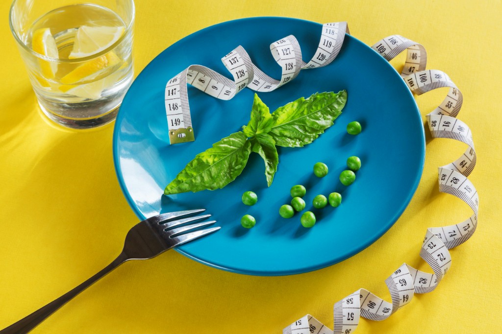 A light, carefully portioned meal for digestive nutrition